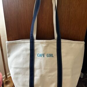 LL BEAN large boat and tote